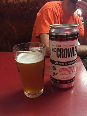 "It's not a can, it's the CROWLER"