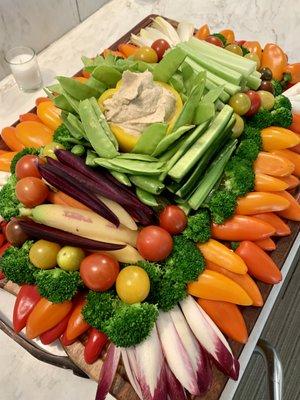 Crudities platter