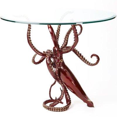 My 'Legend' bronze giant squid table created in my sculpture studio here at The Point