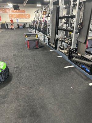 The CrossFit area!