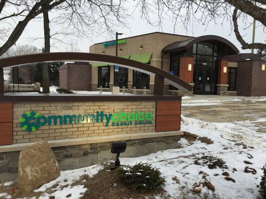 Exterior of Community Choice Credit Union.