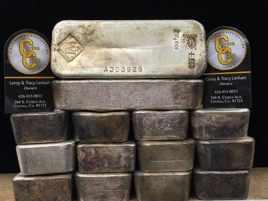 100 oz silver bars