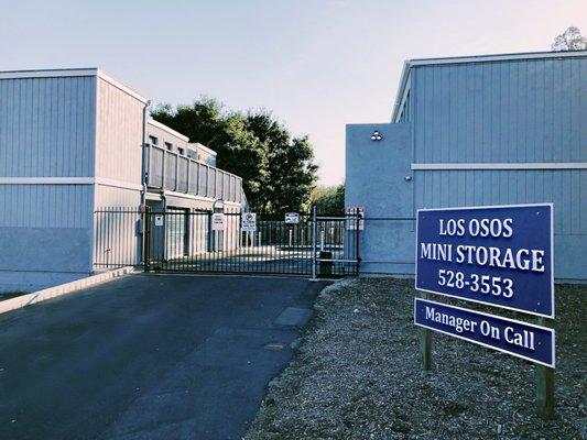 Entrance to units with secure gating