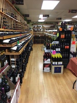 Wine section