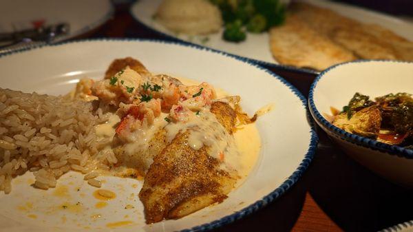 Stuffed flounder. This was really good