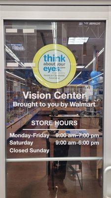 July 5, 2022 - Walmart Vision Center Store Hours.