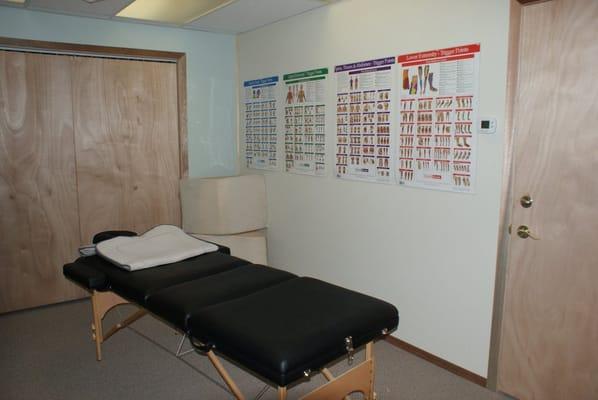 treatment room # 6 postural analysis and trigger point