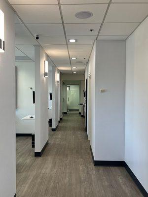 Hallway at Torrance dentist Barrera Advanced Dentistry