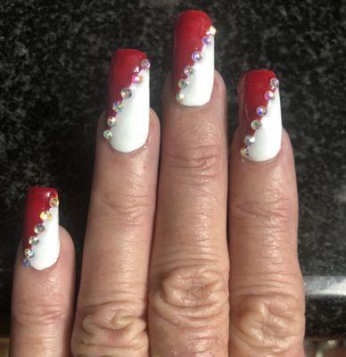 Great Christmas nails!