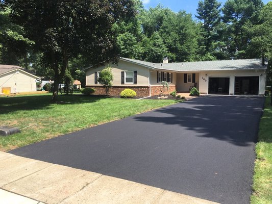 Driveway replacement in East Windsor, NJ.