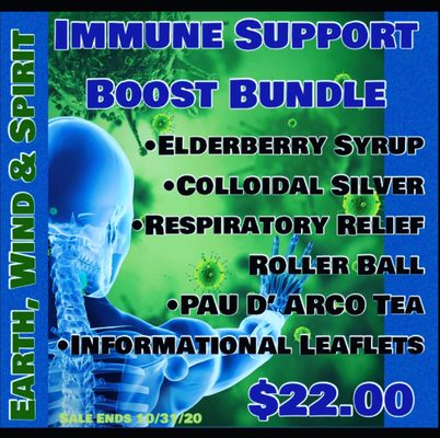 GET YOUR IMMUNE SUPPORT BOOST BUNDLE TODAY! Available At EWS For Only $22.00