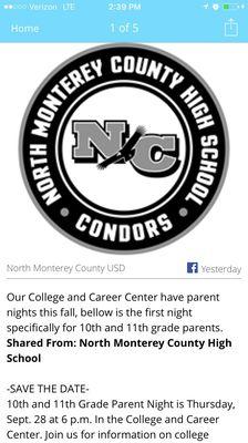 North Monterey County Unified School District