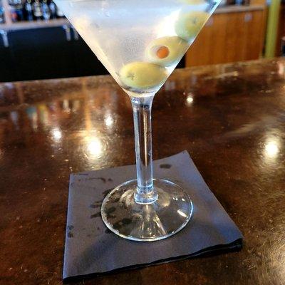 Classic gin dry martini.