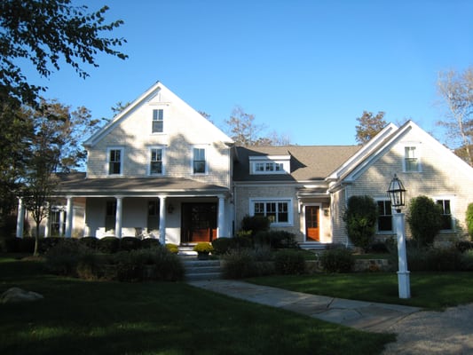 Wes refinished the exterior of this home in the exclusive Bay Club golf community in Mattapoisett.