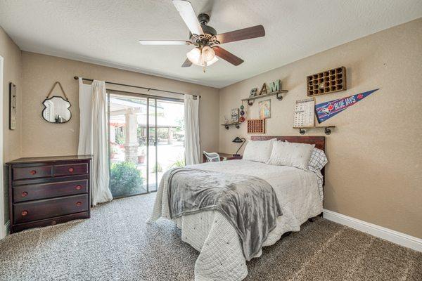 Boy room #1 staged for house sale.