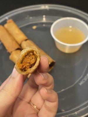 Inside lumpia