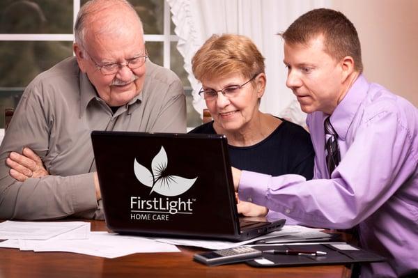 FirstLight HomeCare keeps our seniors active and happy.