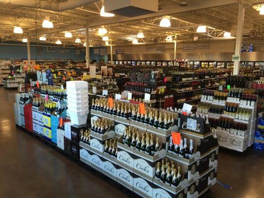 the 10 aisles of liquor and wine will leave you speechless.