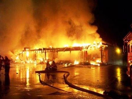 Local strip mall engulfed in flames