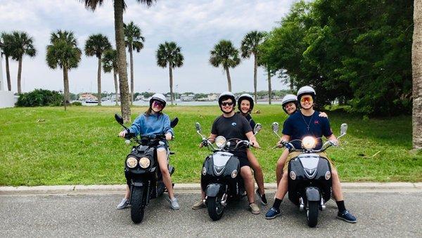 Awesome group of adventurers exploring beautiful St. Augustine!.