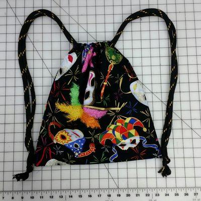 1. Unique drawstring backpack purse. Justin time for the parade season. Has soft rope straps for your comfort and an interior pocket. Large