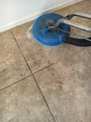 Tile cleaning