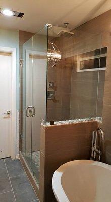 Frameless Shower Enclosure