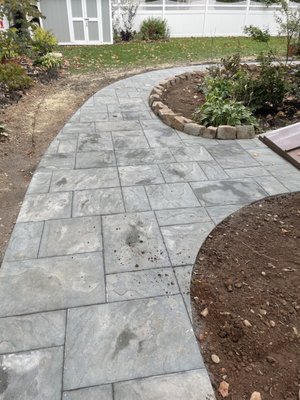 Paver walkway