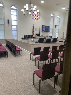 Updated courtroom