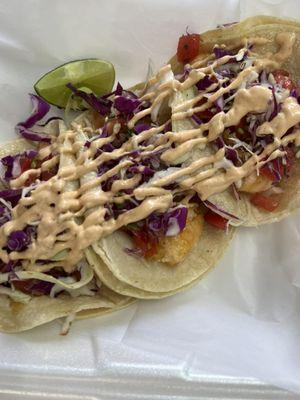 Tacos de camarón