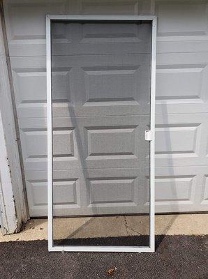 Patio door screen replacement