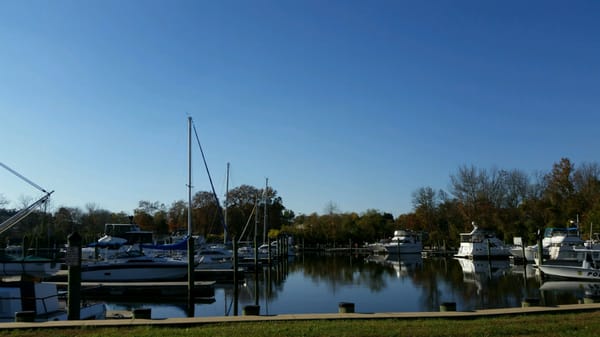 Our spa over looks the marina.