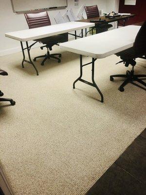 Carpet cleaning available