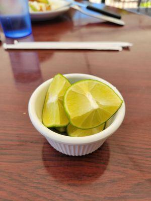 You can ask for limes!