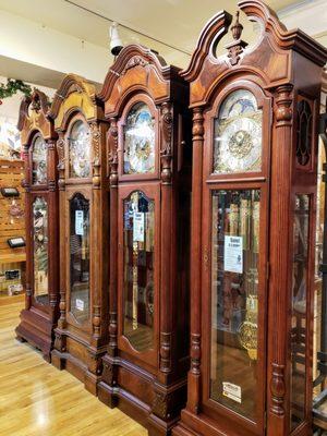 Grandfather Clocks at Frankenmuth Clock Company