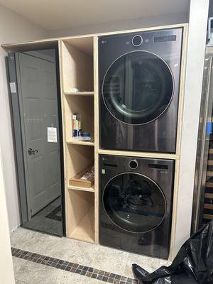 Laundry room area