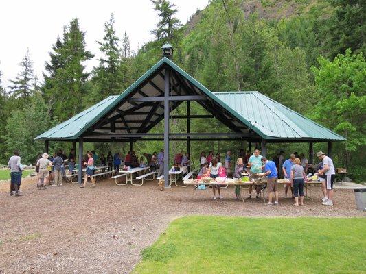 Covered Gazebo seats over 100