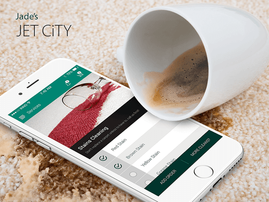 Want an app that can be your one stop shopping for carpet cleaning and restoration services? Check out Jade's Jet City created by Innofied.