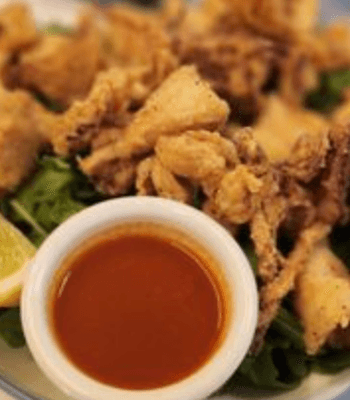 Calamari fritti -  beautiful side dish