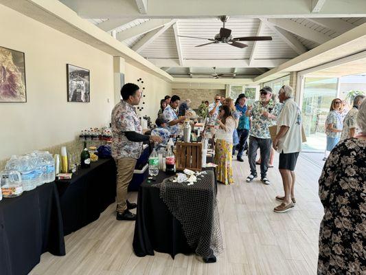 Our food and beverage area of venue