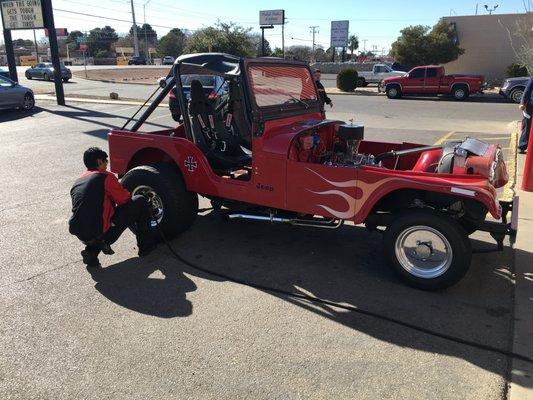 Customer vehicle Hot Rod