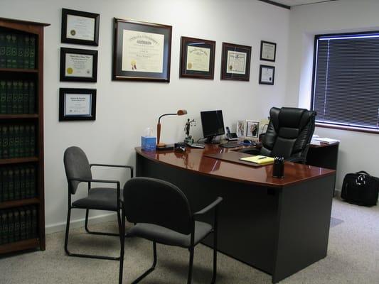 Our office is comfortable and offers unmatched privacy.