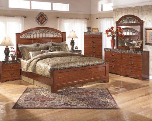 The Fairbrooks Estate, Ashley Furniture's most popular bedroom, just arrived at Alex Furniture & Bedding.