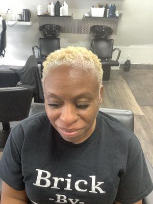 Client after cut color!