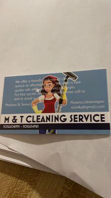 M&T cleaning service