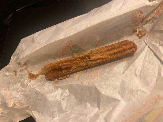 Churro of cajeta