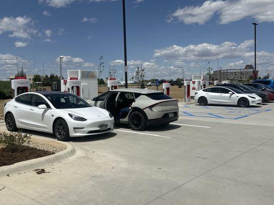 8 of the 12 superchargers with Magic Dock