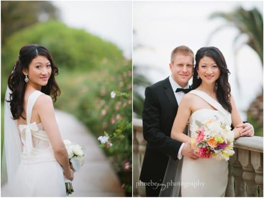 Tania - glamorous, soft waves for a cliffside wedding at the Bel Air Country Club.
  billiondollarhair@gmail.com