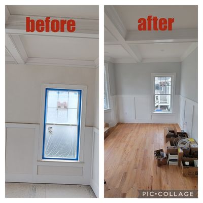 Interior painting in Arlington.