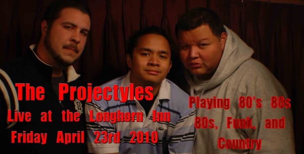 Projectyles live 80s april 23rd